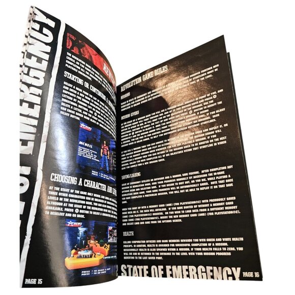 State of Emergency PS2 Playstation 2 Sony Video Game CIB Manual Artwork Reg Card - Picture 7 of 8